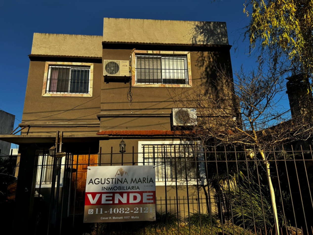 VENTA CASA 4 AMBIENTES MUÑIZ