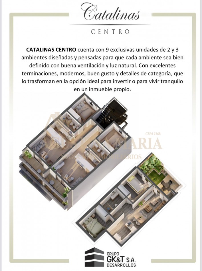 VENTA DEPARTAMENTO 2 AMBIENTES A ESTRENAR